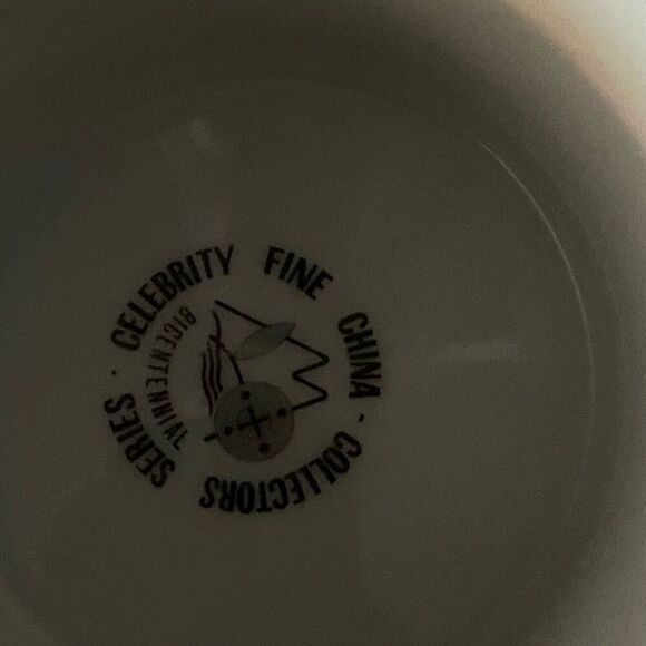 Celebrity Fine China Bicentennial Butter Bell 1976 Bald Eagle‎ - Picture 9 of 11